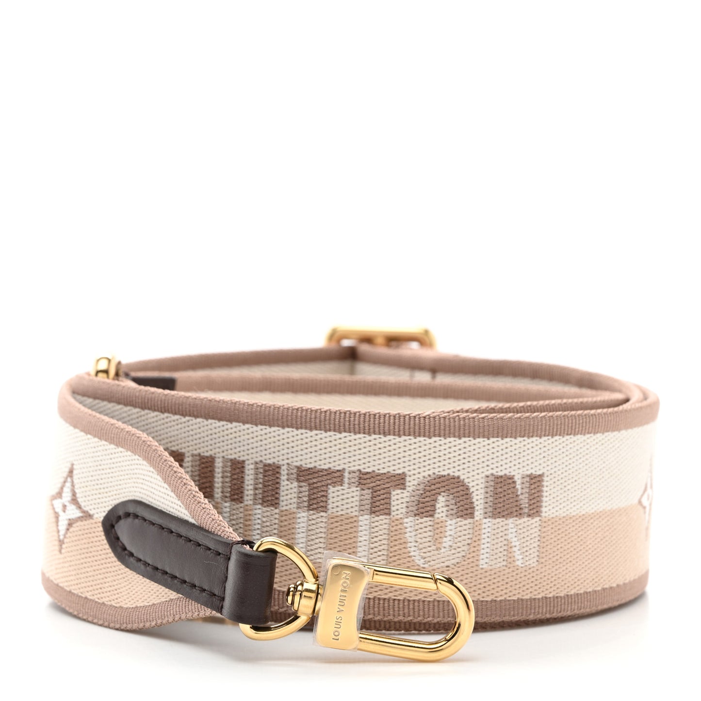 Jacquard Speedy Bandouliere 20 Shoulder Strap Beige Brown