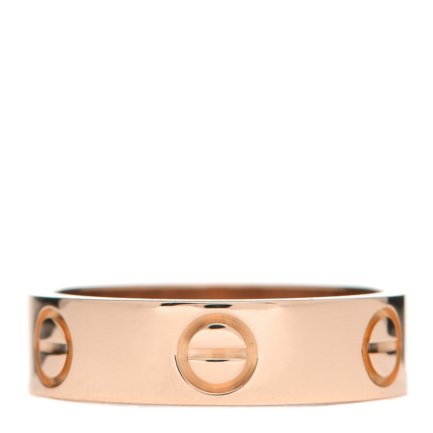 18K Pink Gold 5.5mm LOVE Ring 53 6.25