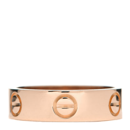 Cartier 18K Pink Gold 5.5mm LOVE Ring 53 6.25 1 of 5