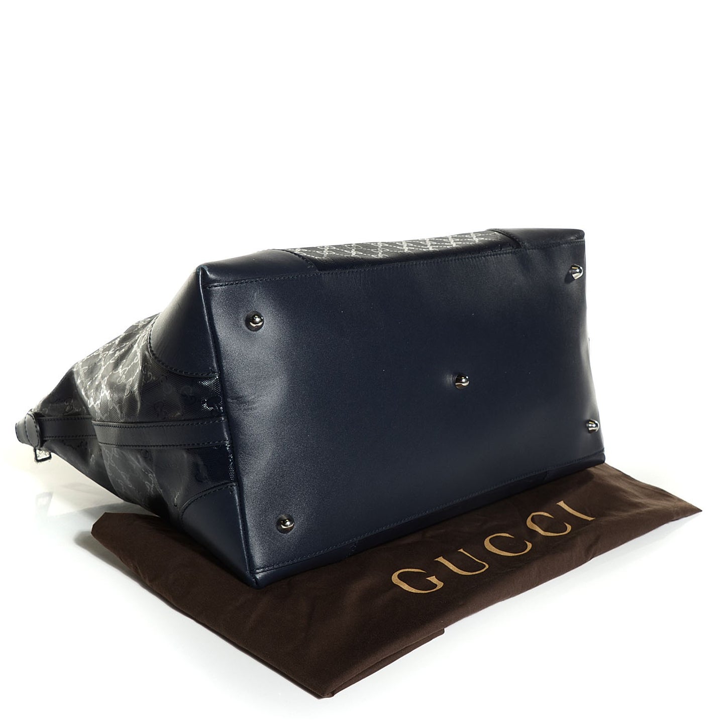 Imprime Monogram Large Tote Navy