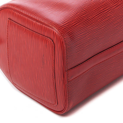 Louis Vuitton Epi Speedy 25 Castillan Red 5 of 10