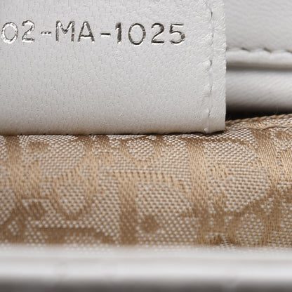 Christian Dior Lambskin Cannage Medium Lady Dior White 6 of 13
