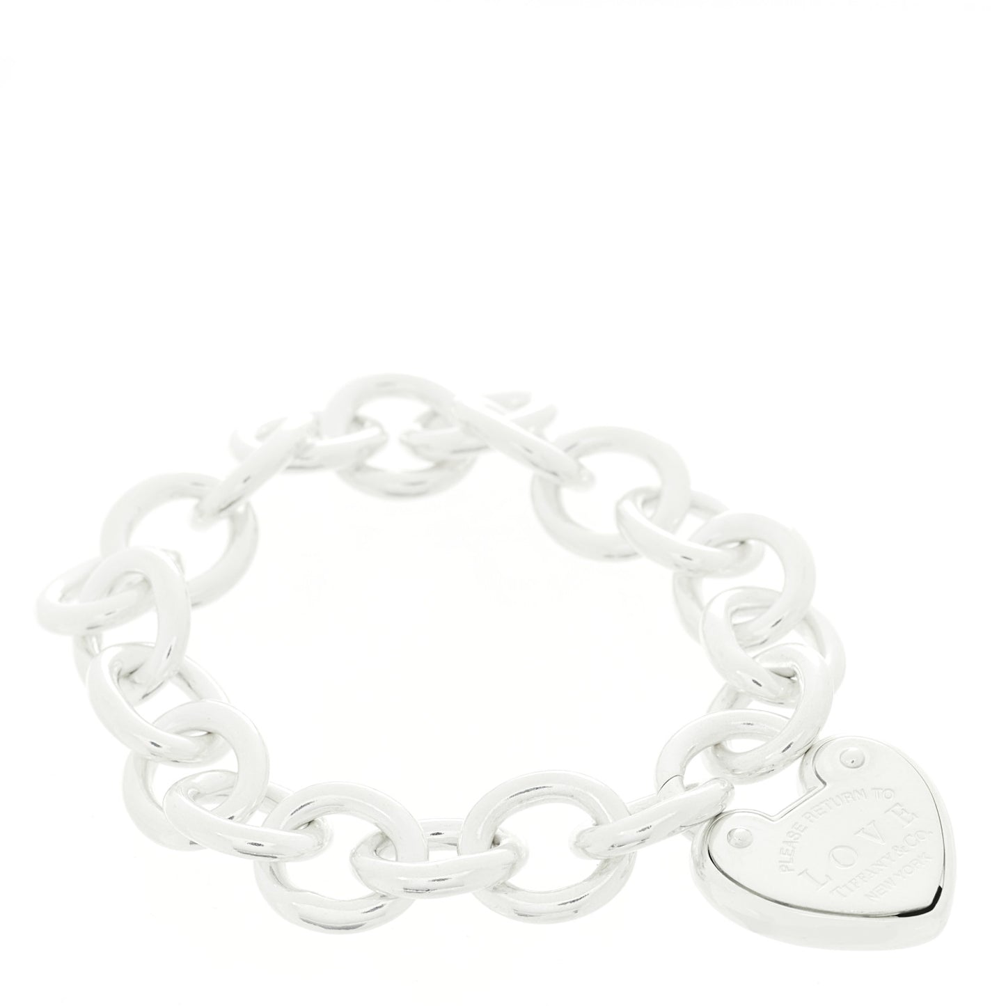 Sterling Silver Return to Tiffany Love Lock Bracelet