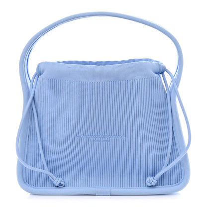 Alexander Wang Ribbed Knit Small Ryan Bag Chambray Blue 1 of 10