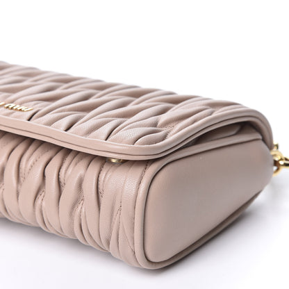 Miu Miu Nappa Matelasse Crossbody Cammeo 6 of 8