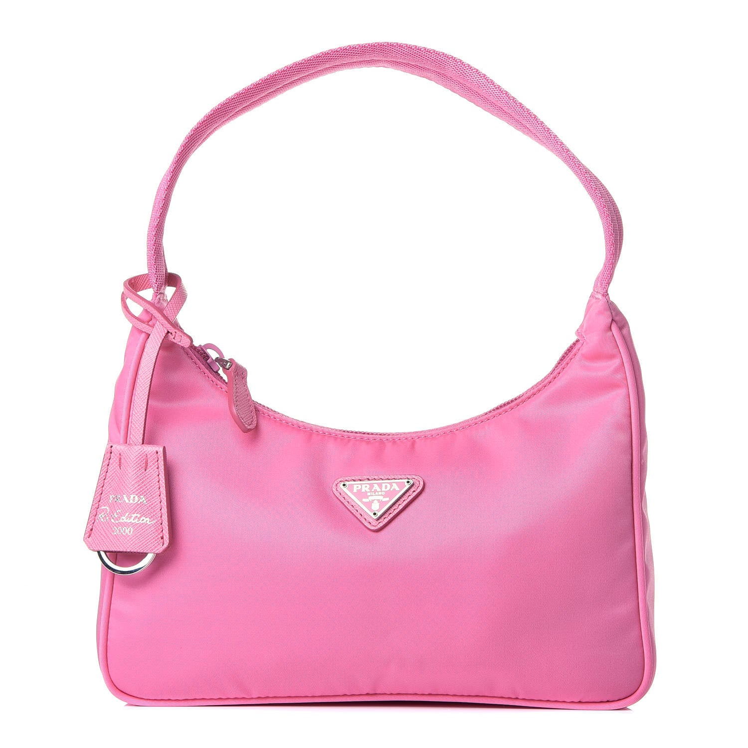 Prada Tessuto Nylon Mini Re-Edition 2000 Bag Begonia 1 of 9