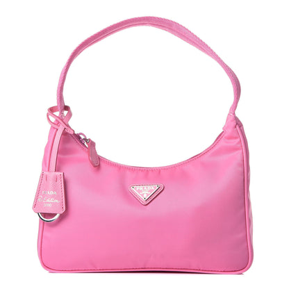 Prada Tessuto Nylon Mini Re-Edition 2000 Bag Begonia 1 of 9