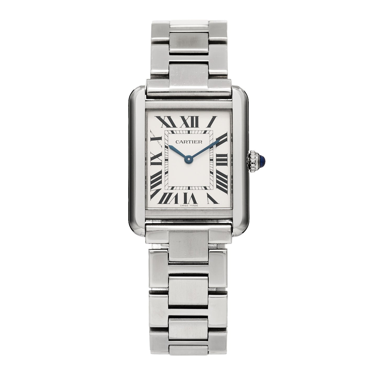 Stainless Steel 24mm Tank Solo Quartz Watch