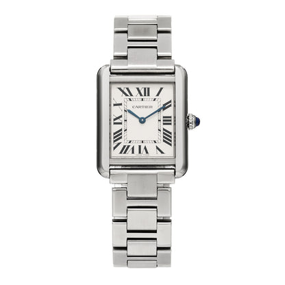 Cartier Stainless Steel 24mm Tank Solo Quartz Watch 1 of 5
