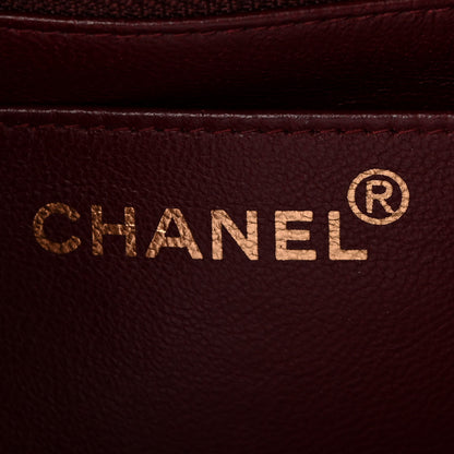 Chanel Lambskin Quilted XL Jumbo Single Flap Black 6 of 16