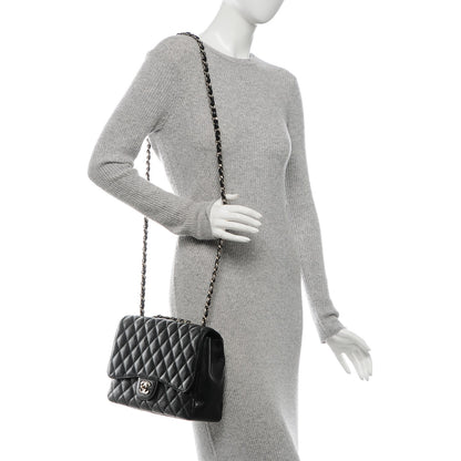 Chanel Caviar Quilted Jumbo Single Flap Black 2 of 7