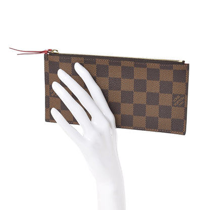 Louis Vuitton Damier Ebene Felicie Chain Wallet Zippered Insert 2 of 6