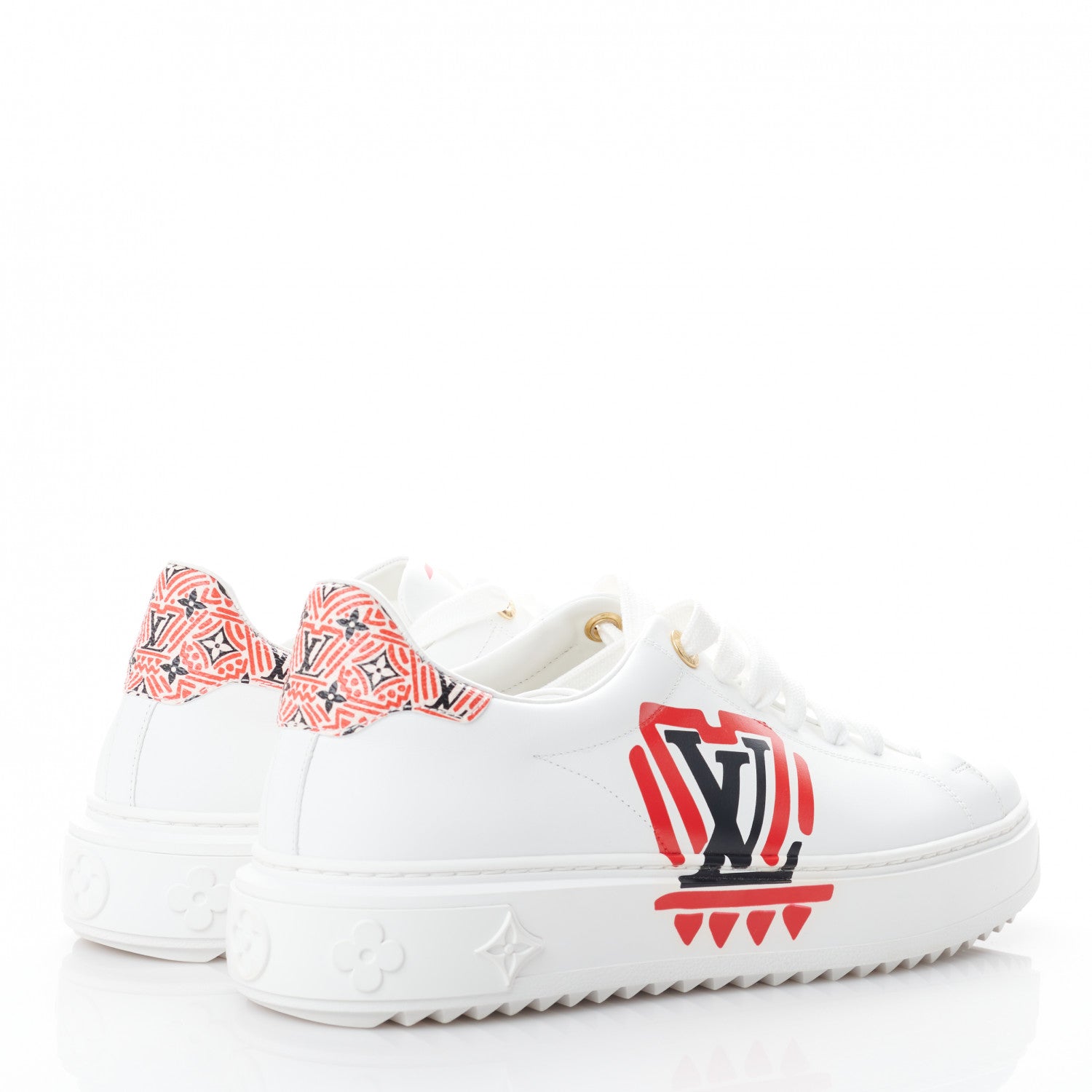 Louis Vuitton Crafty Time Out Sneakers 39.5 White 4 of 8