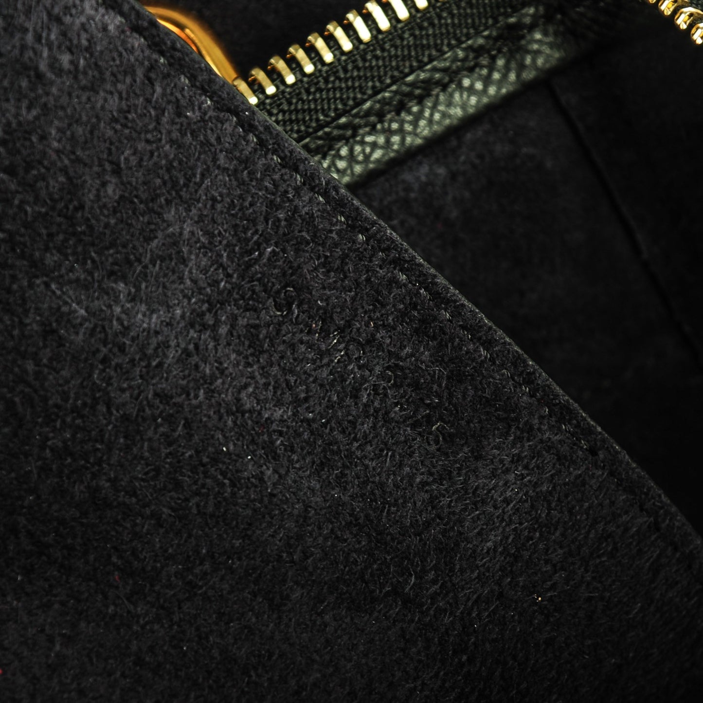 Grained Calfskin Mini Belt Bag Black