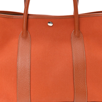 Hermes Toile Negonda Garden Party Tote 36 MM Potiron 7 of 11