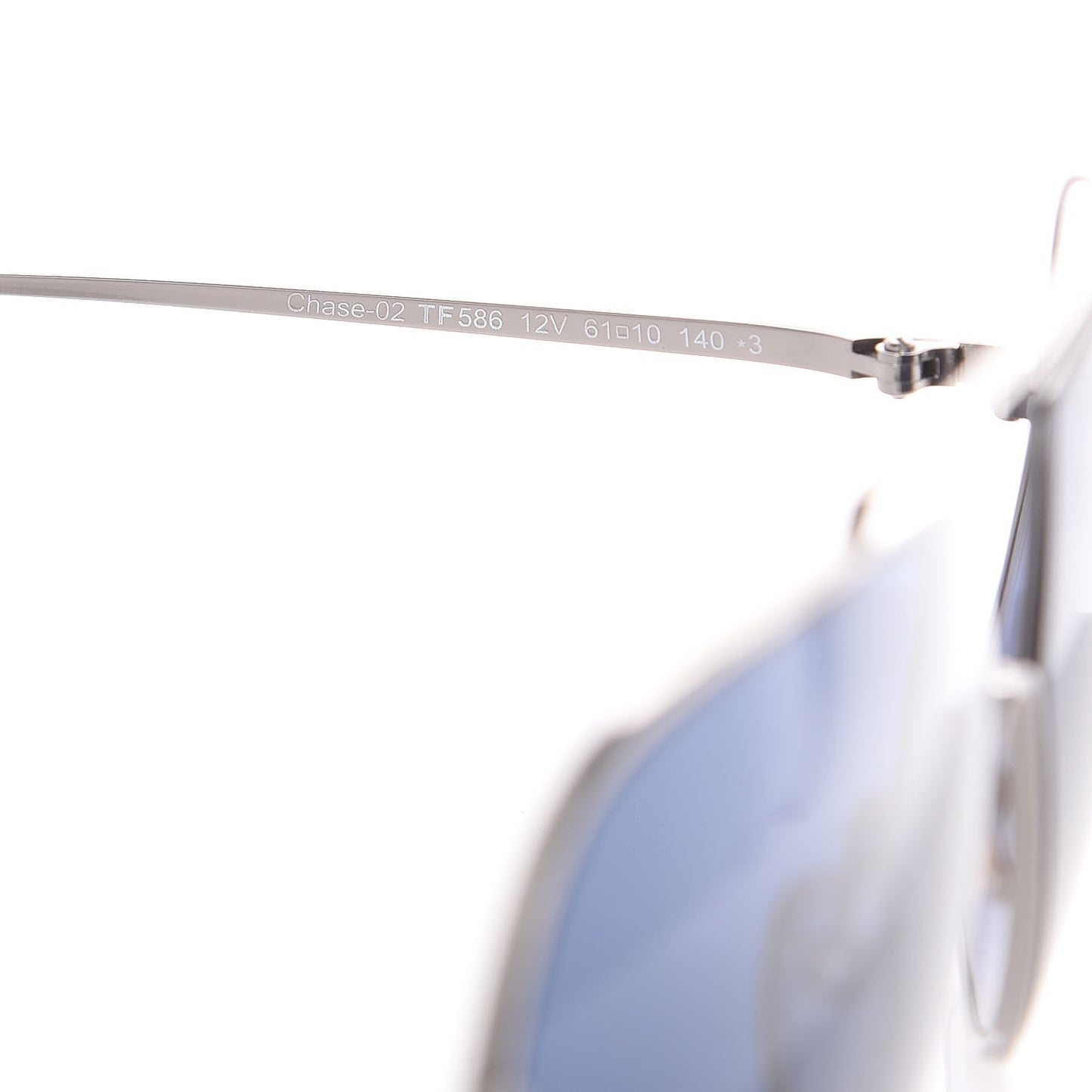 Chase Sunglasses TF586 Blue Silver