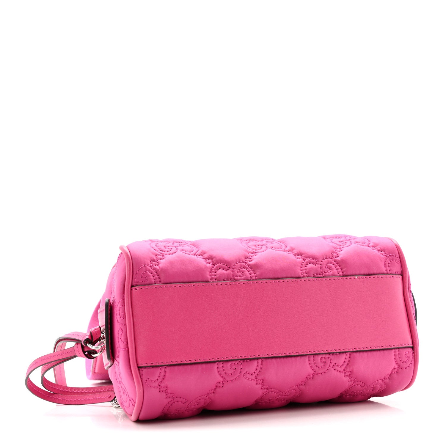 Gucci Nylon Calfskin Enamel GG Matelasse Mini Bowler Bag Lovely 4 of 10