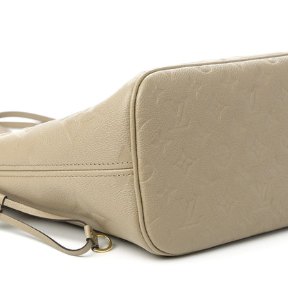 Louis Vuitton Empreinte Monogram Giant Neverfull MM Tourterelle 6 of 9