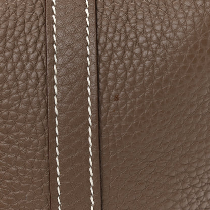 Hermes Taurillon Clemence Picotin Lock 18 PM Etoupe 12 of 12