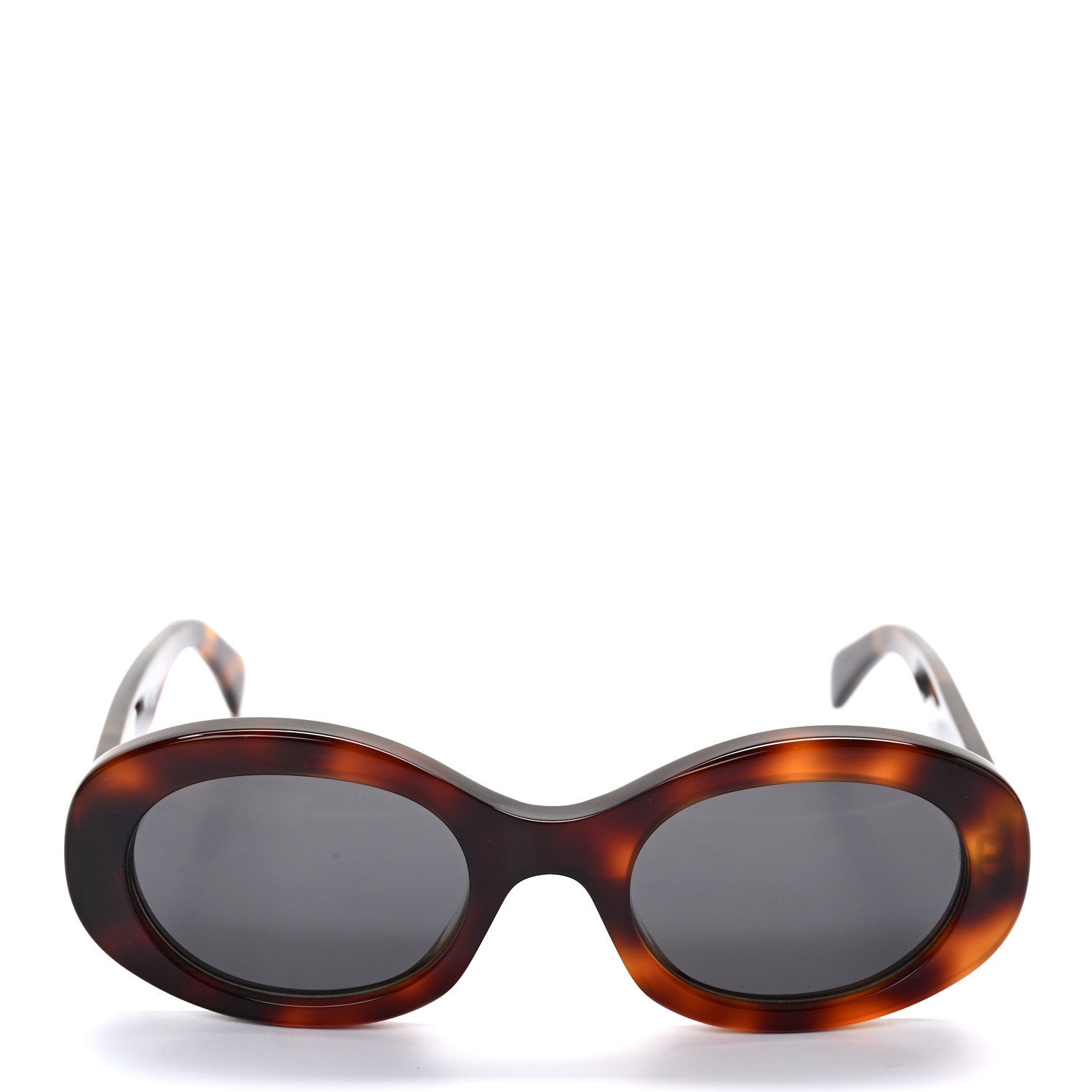 Celine Acetate Triomphe 01 Sunglasses CL 40194U Medium Havana 2 of 7