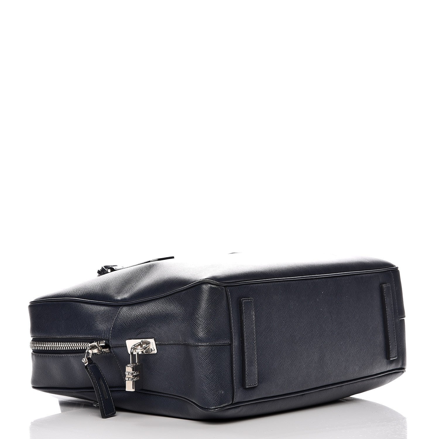 Prada Saffiano Travel Briefcase Baltico 4 of 13