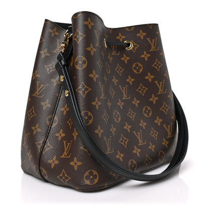 Louis Vuitton Monogram Neonoe MM Black 2 of 7