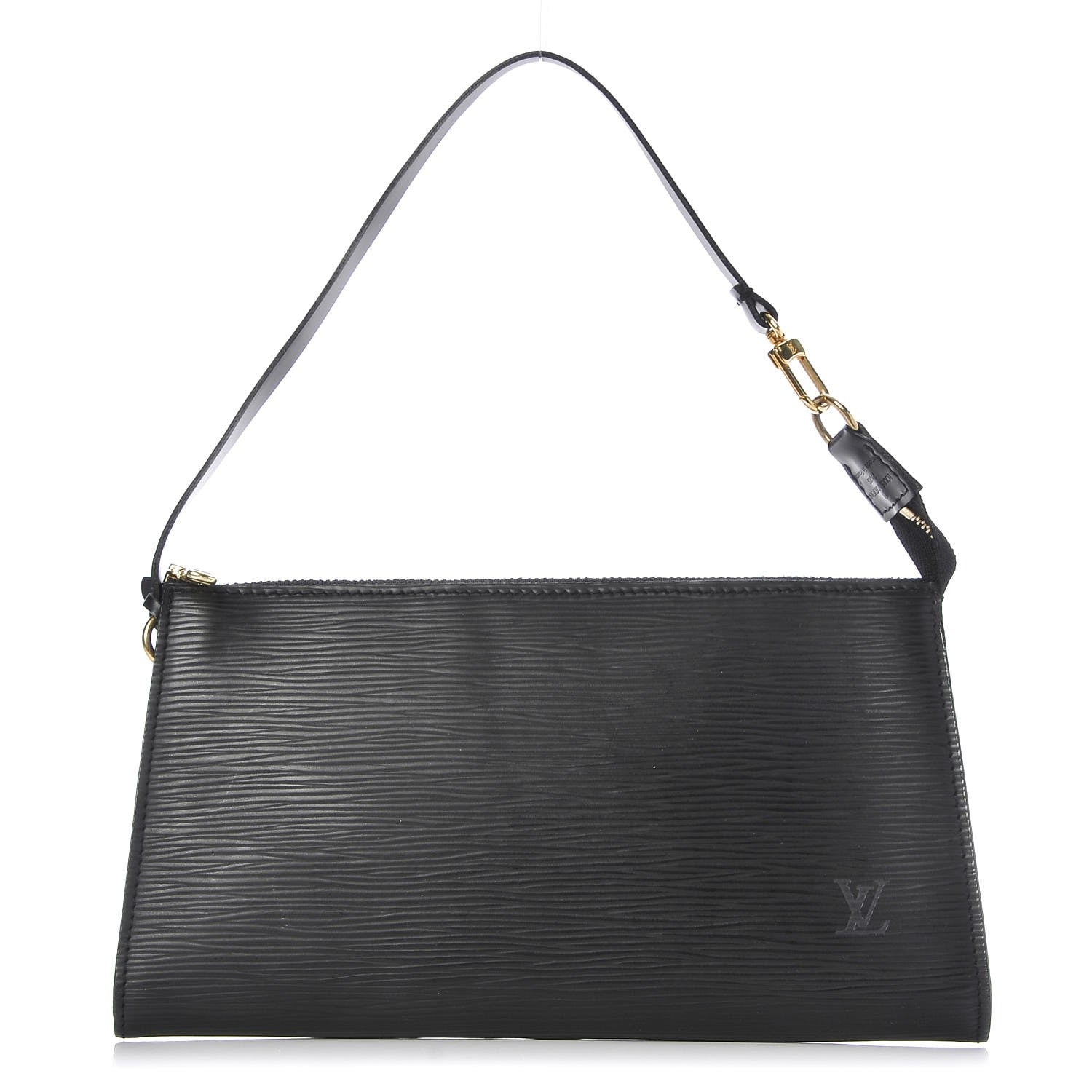 Louis Vuitton Epi Pochette Accessories 24 Black 1 of 7