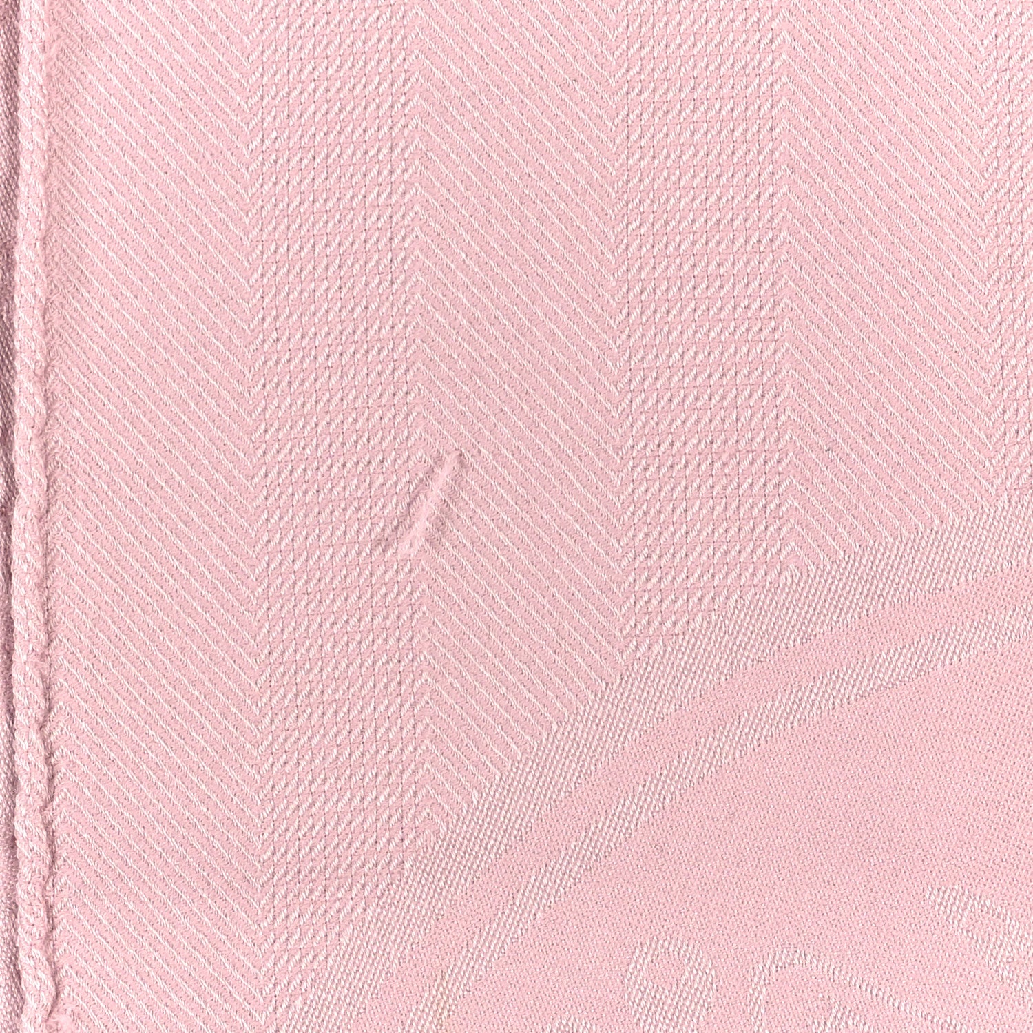 Hermes Cashmere Silk New Libris Stole Rose Petale 4 of 4