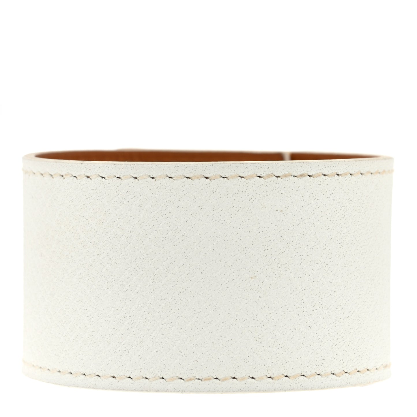 Epsom Kelly Dog Bracelet White