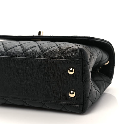 Chanel Caviar Quilted Mini Coco Handle Flap Black 9 of 9