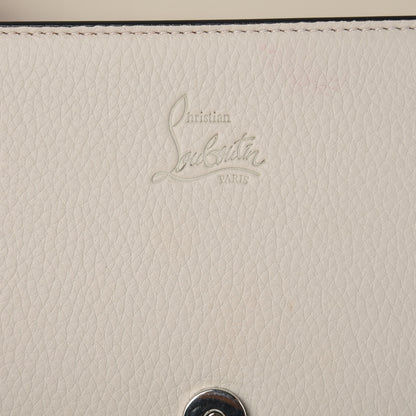 Christian Louboutin Calfskin Spikes Loubinthesky Paloma Wallet On Chain Beige 6 of 11