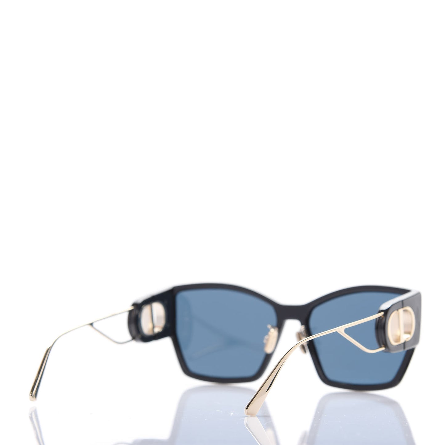 Rectangular 30 Montaigne 1 Sunglasses Black