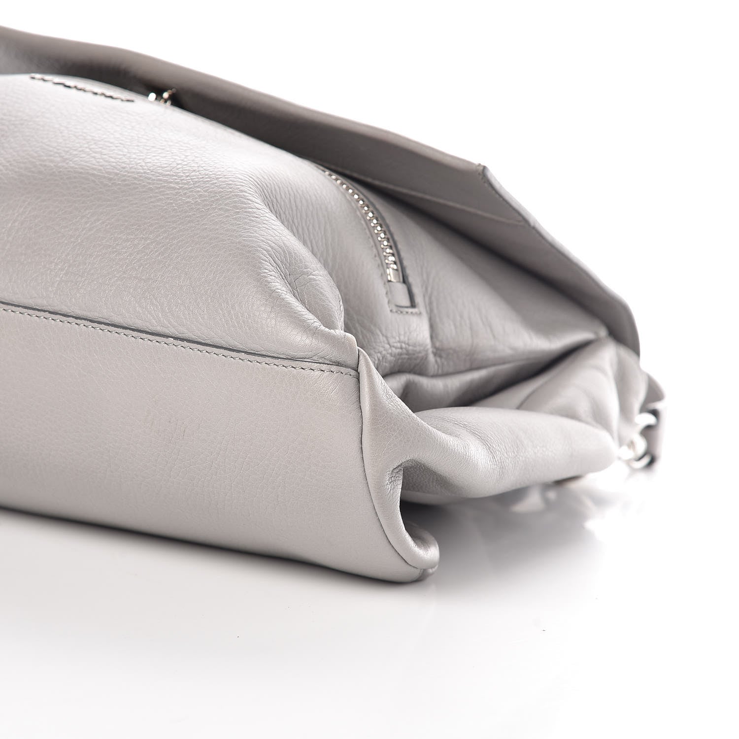 Givenchy Grained Calfskin Medium Pandora Pure Flap Bag Pearl Grey 10 of 10