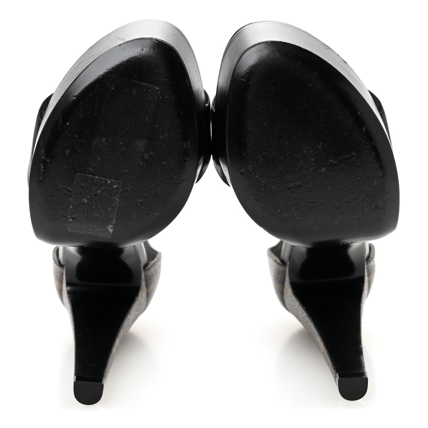 Monogram Afterglow Platform Sandals 37 Black