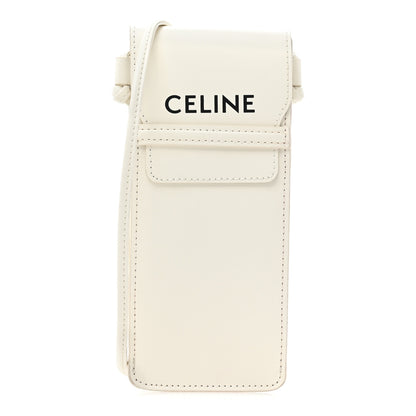 Celine Smooth Calfskin Sunglasses Pouch White 1 of 12