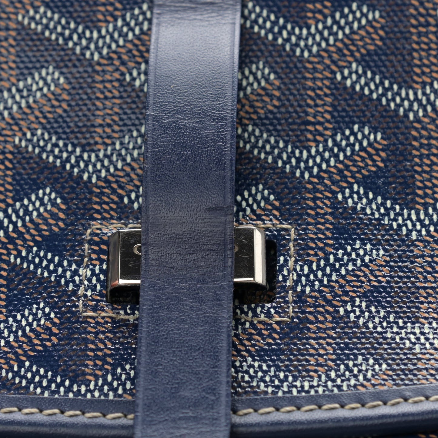 Goyardine Belvedere II PM Messenger Bag Navy