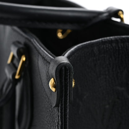 Louis Vuitton Empreinte Monogram Giant Onthego PM Black 12 of 17