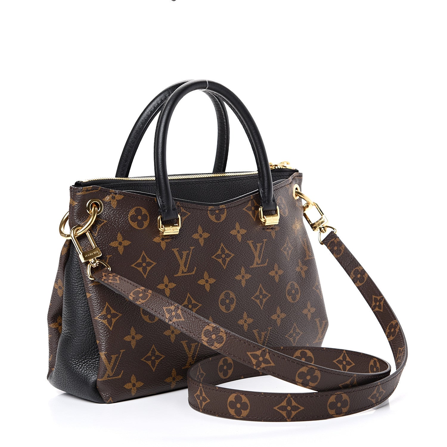 Louis Vuitton Monogram Pallas Full BB Black 2 of 9