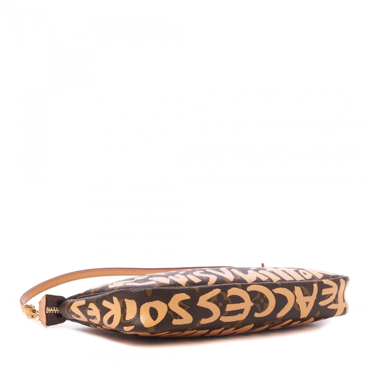 Monogram Graffiti Pochette Accessories Peach