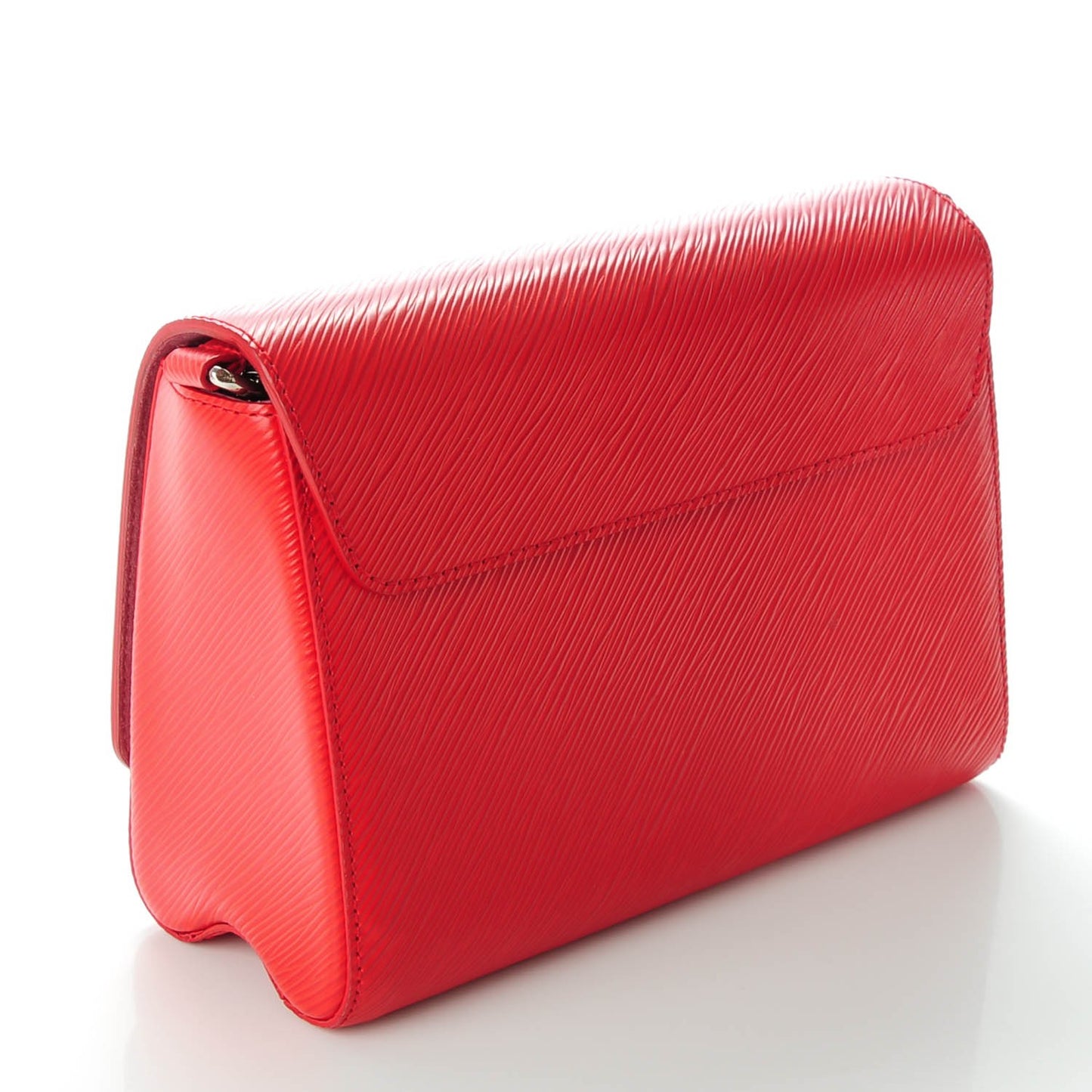 Epi Twist Shoulder Bag MM Coquelicot