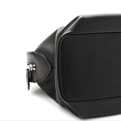 The Row Polished Saddle Calfskin Agnes Bag Black 2 of 17
