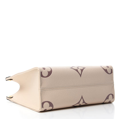 Louis Vuitton Empreinte Monogram Giant Onthego PM Creme Bois De Rose 4 of 10