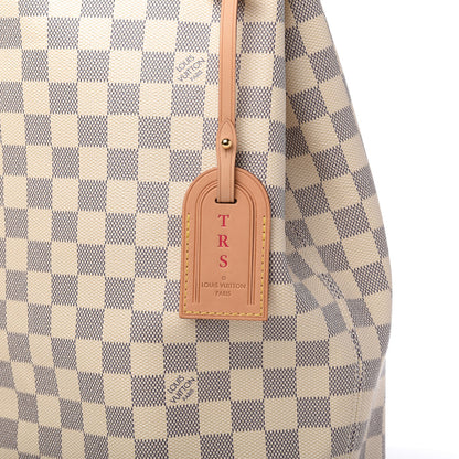 Louis Vuitton Damier Azur Graceful MM Rose Ballerine 11 of 12