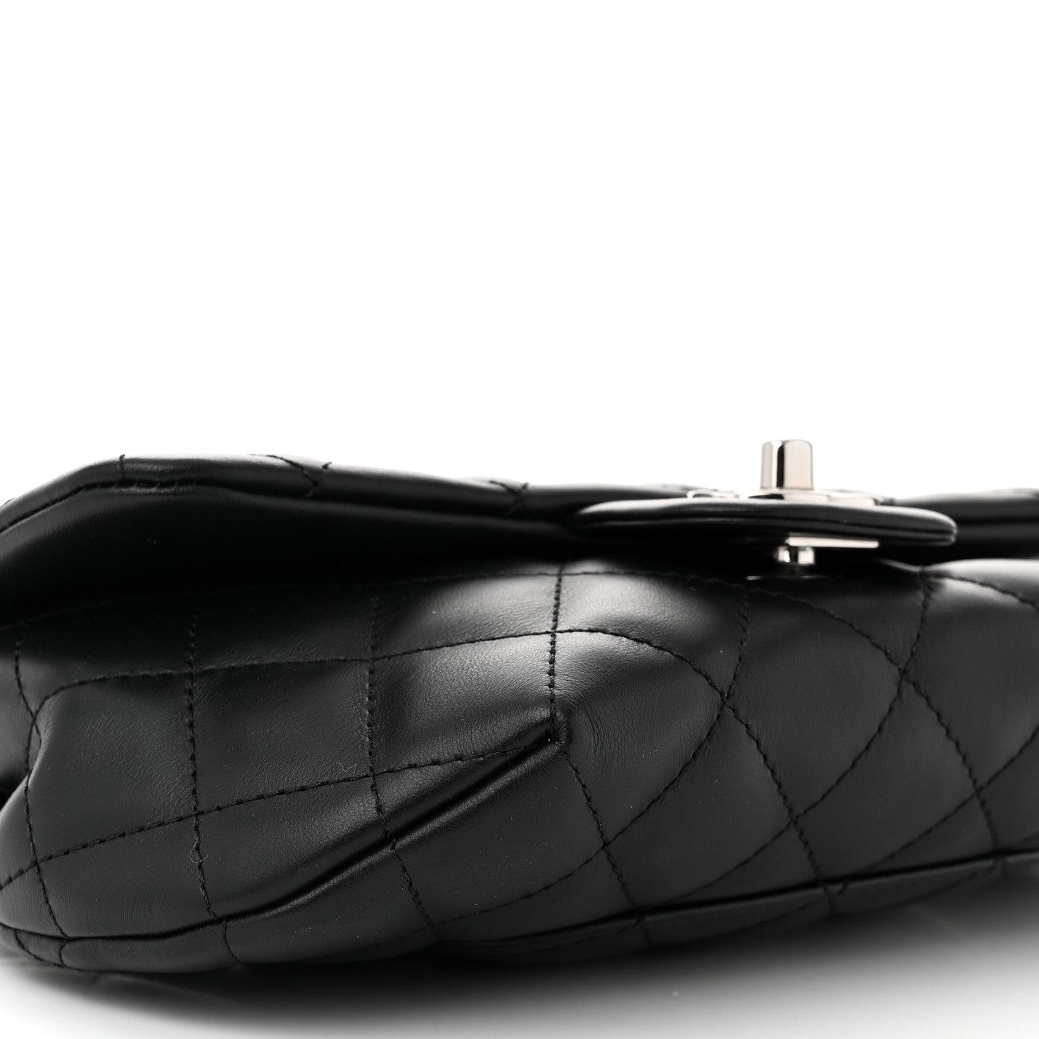 Chanel Calfskin Quilted CC Uniform Flap Belt Bag Black 10 of 11