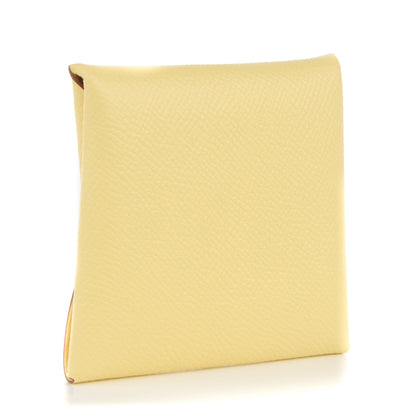 Hermes Epsom Bastia Coin Purse Jaune Poussin 3 of 8