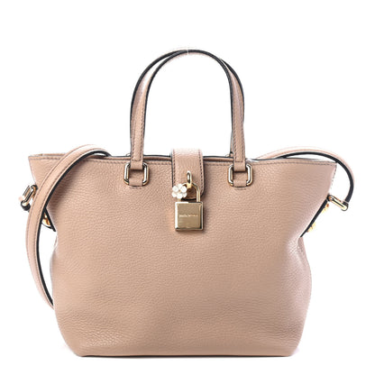 Dolce & Gabbana Pebbled Calfskin Small Tote Nude 1 of 5