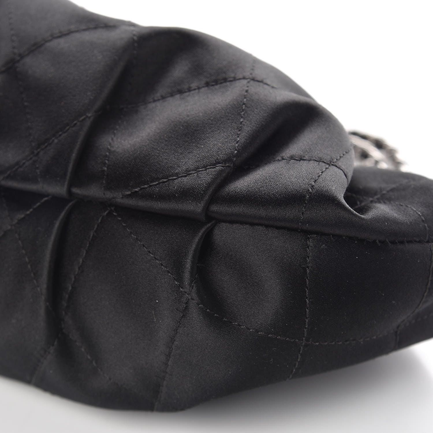 Chanel Satin Frame Top CC Small Evening Bag Black 10 of 10