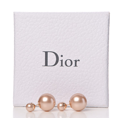 Christian Dior Pearl Mise En Dior Tribal Earrings Pink 4 of 4
