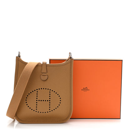 Hermes Taurillon Clemence Evelyne TPM Biscuit 10 of 10