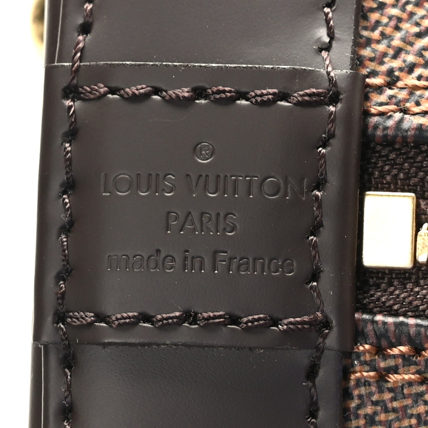 Louis Vuitton Damier Ebene Alma BB 6 of 8